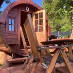 Campingfass Mit Panoramaterrasse Parque de Campismo